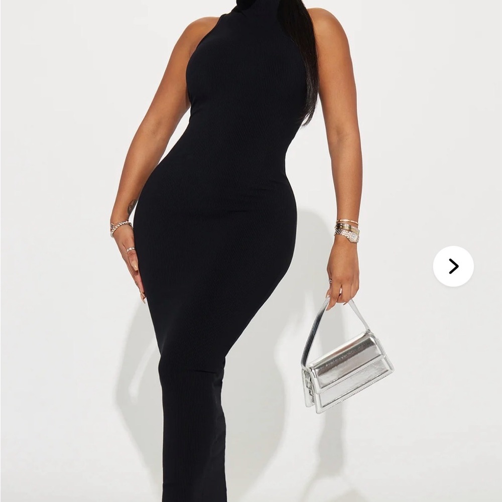 Fashion Nova Black Maxi Dress